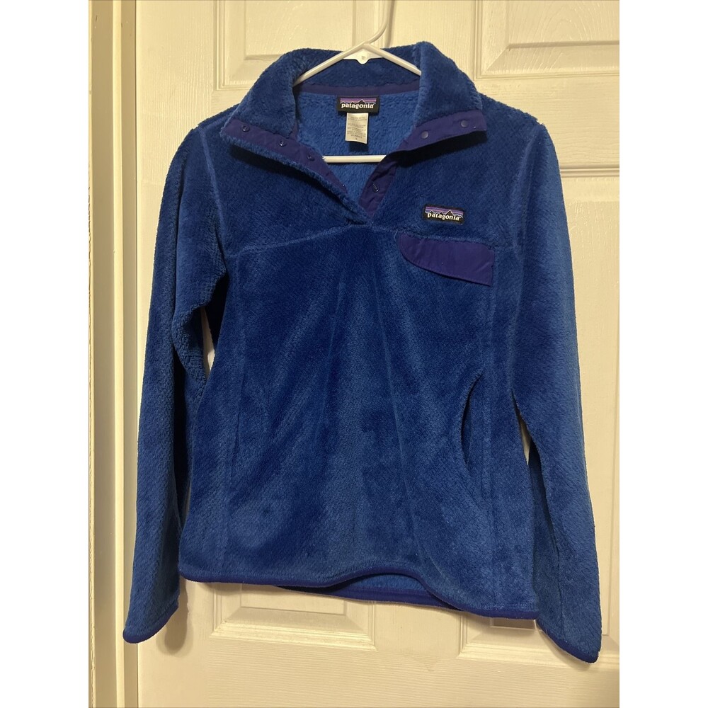 Patagonia Women's Re-Tool Snap-T® Fleece Blue Pullover S